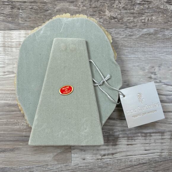 CAR Bomboniere Faux Pearl Bracelet Italy 24kt Gold Clasp Gift Decor - Picture 4 of 7